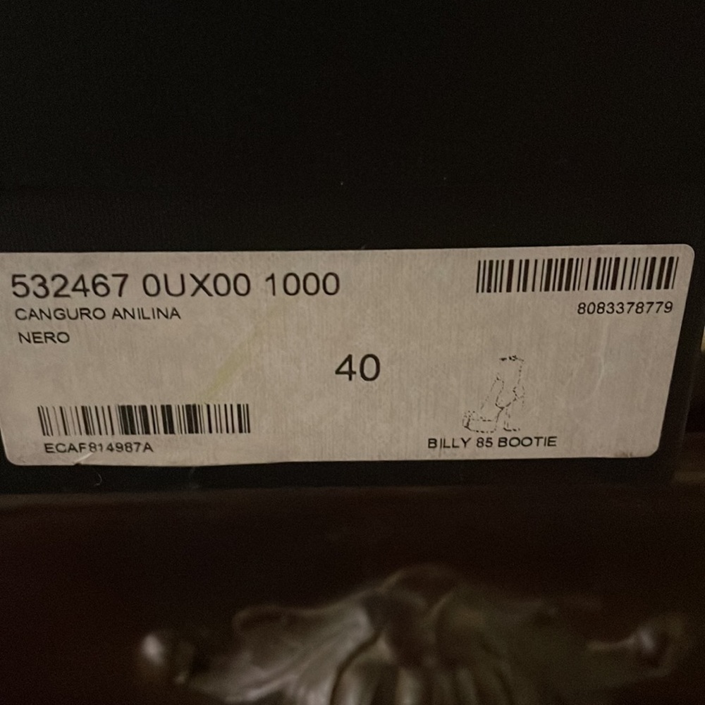 YSL Canguro Anilina Nero sz40/sz10 - Picture 11 of 11